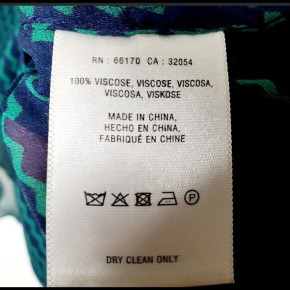 MAEVE Anthropologie Viscose Blouse Medium Green - Picture 5 of 6